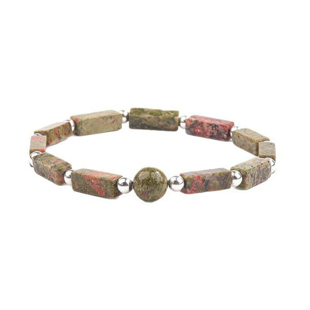 Wholesale Tiger Eye Natural Amethyst Square Bead Bracelet