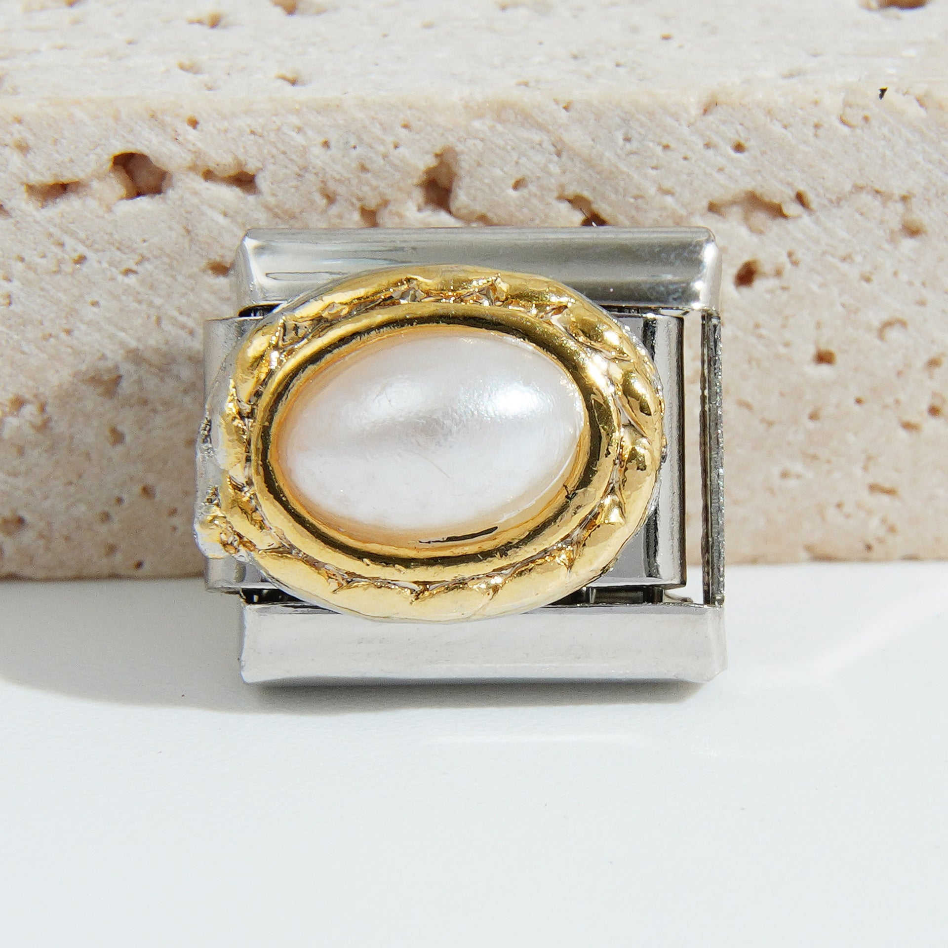 Wholesale Italian Charm Bracelet 9mm DIY Splicing Stone Stainless Steel Composable Bracelet