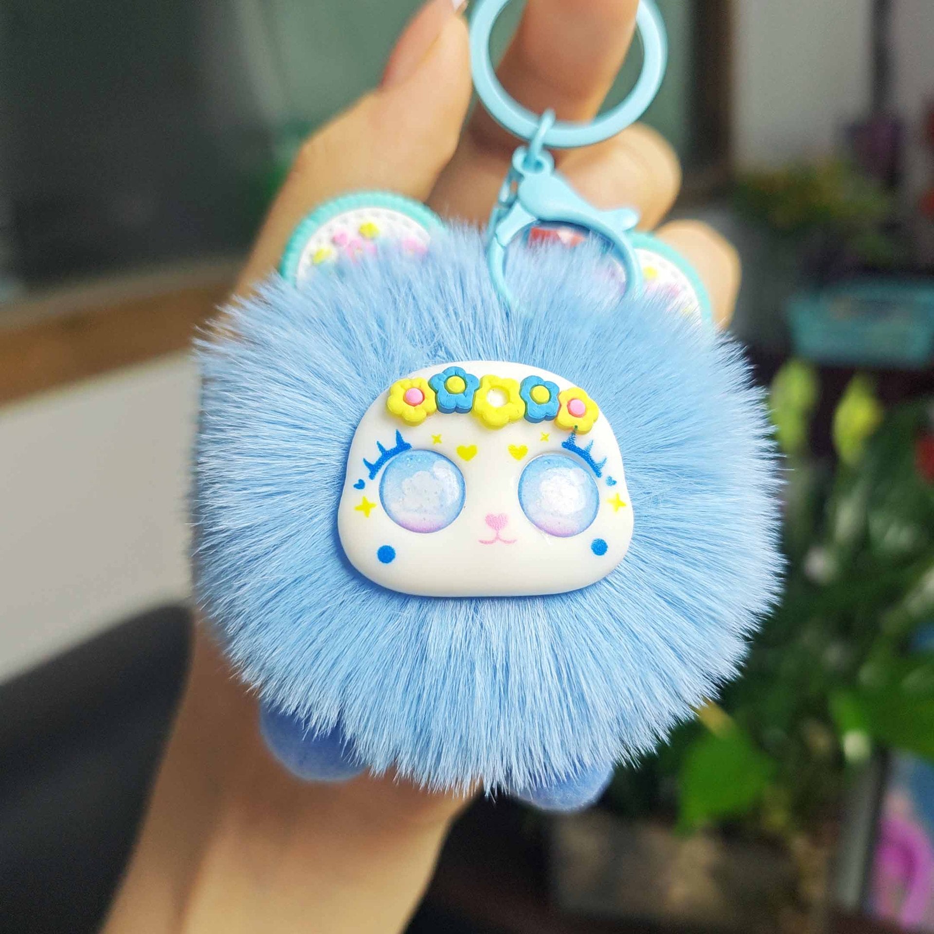 Wholesale Cute cartoon plush keychain