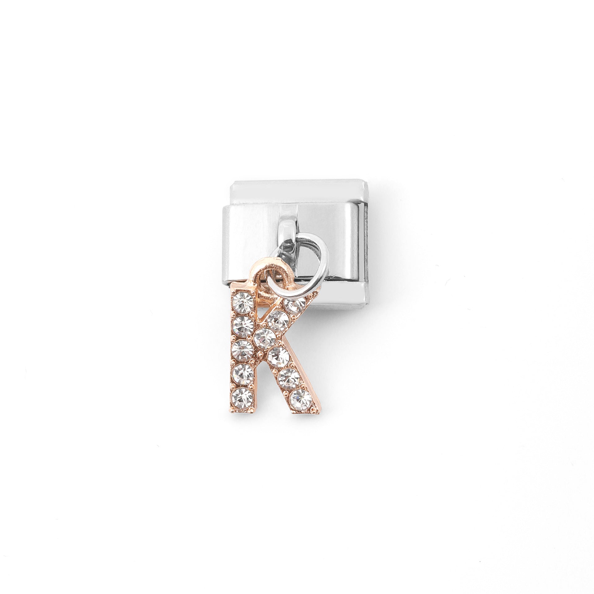 Wholesale 2pcs Italian Charm Bracelet 9mm DIY Spliced Removable Stainless Steel Letters Composable Bracelet ACC-BT-XY027