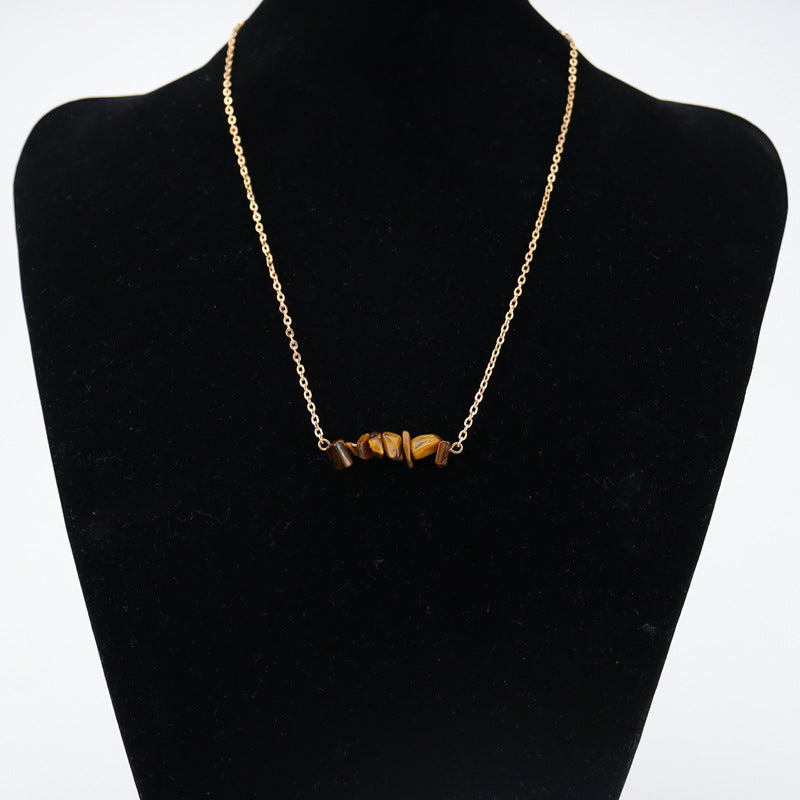 Wholesale Bohemian Style Natural Gravel Necklace