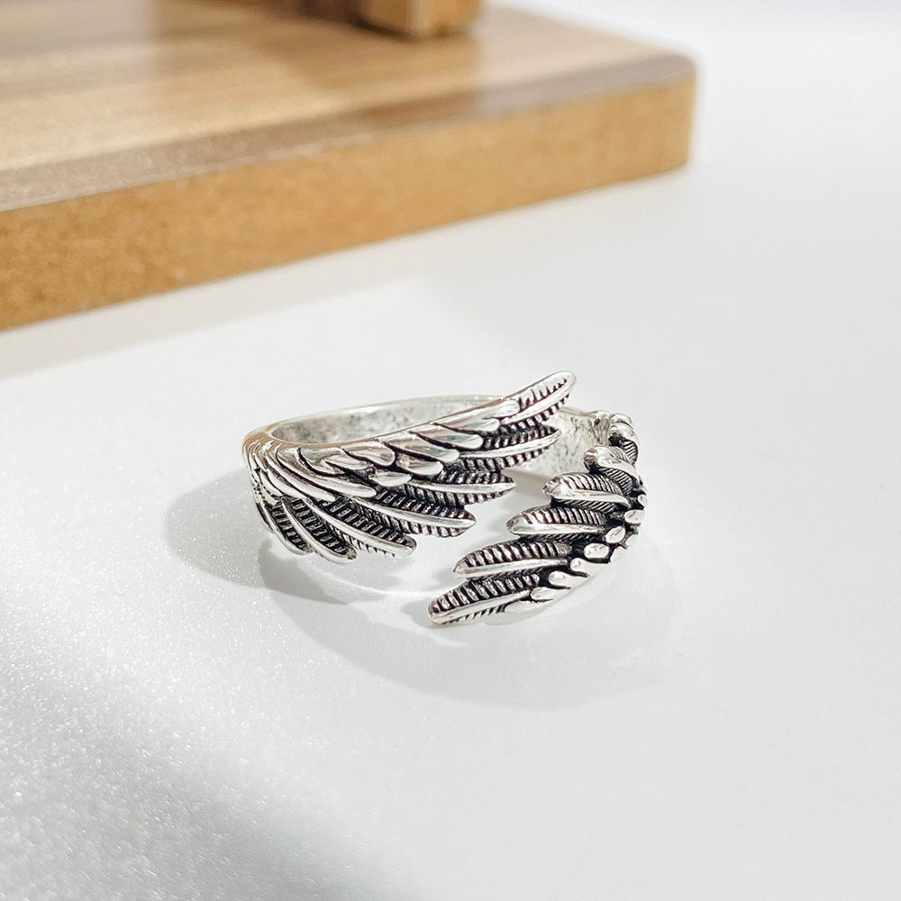 Wholesale Alloy Angel Wings Ring Couple Ring Gift ACC-RS-HanQian003