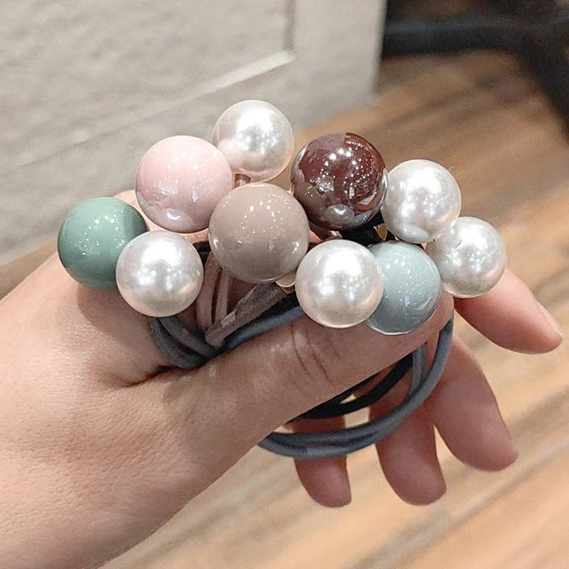 Wholesale Pearl Hair Ties Hair Scrunchies ACC-HS-Huidi009