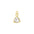 Wholesale S925 sterling silver teardrop-shaped colored zircon light luxury necklace