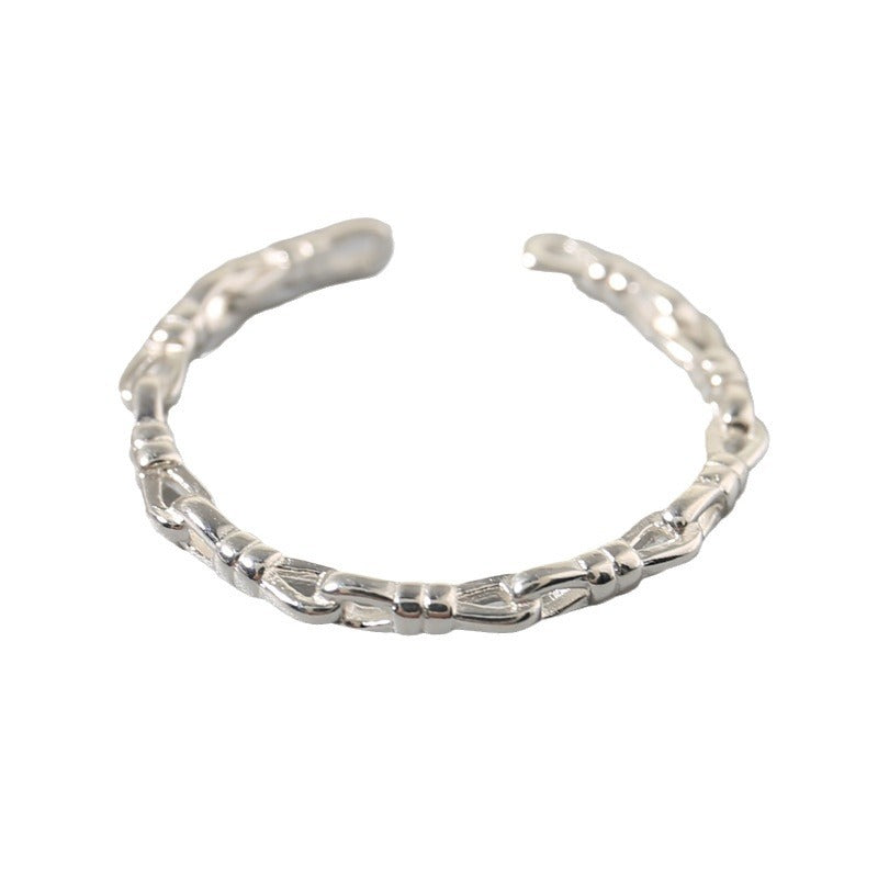 Wholesale s925 sterling silver plain ring