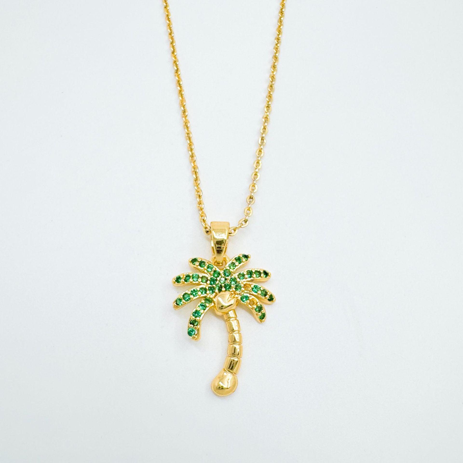 Wholesale Trendy Sweet-Cool Style Rose Flower Pendant Necklace Gold Plated Copper with CZ Jewelry Accessory
