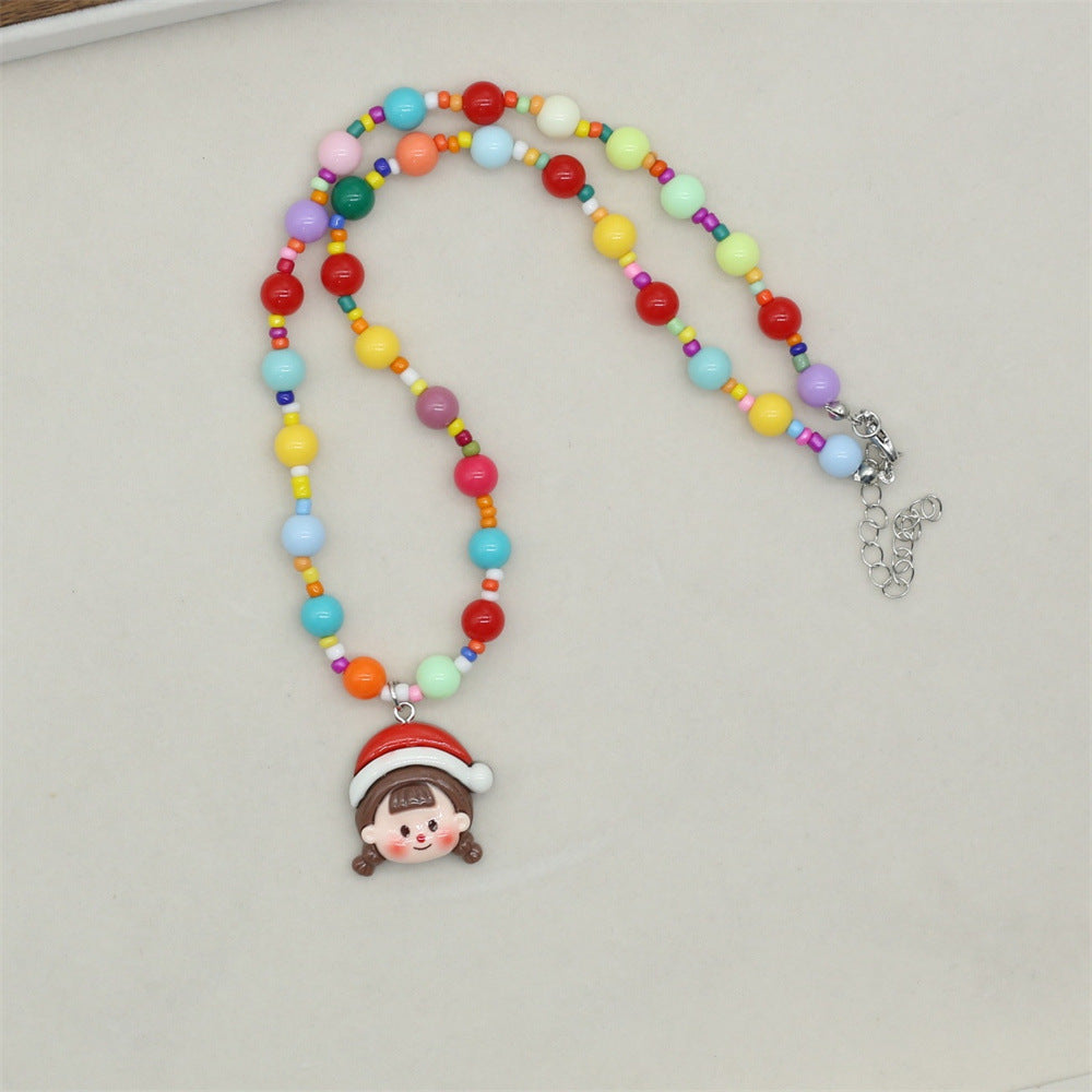 Wholesale  Cute Color Cartoon Necklace