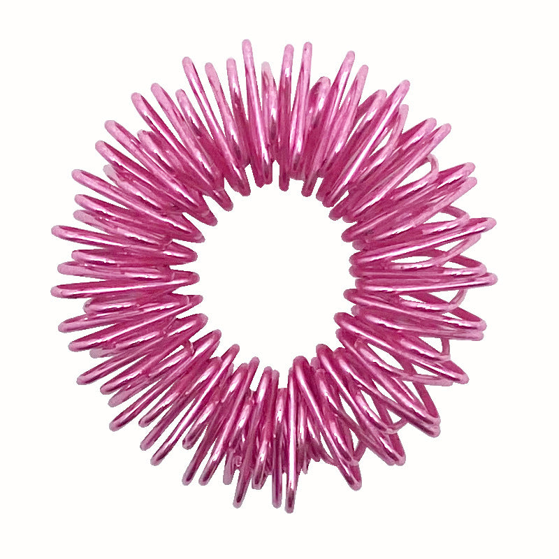 Wholesale Mini Spring Decompression Finger Massage Ring Massager