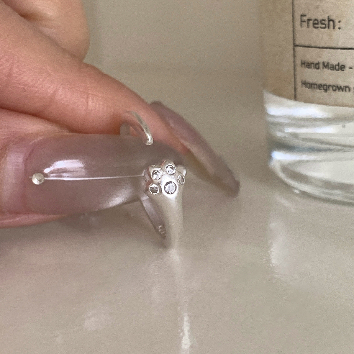 Wholesale cartoon kitten claw ring