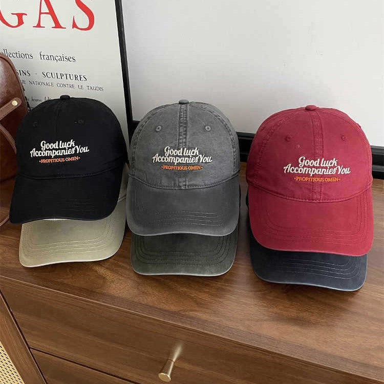 Wholesale Vintage letter embroidered distressed baseball cap hat