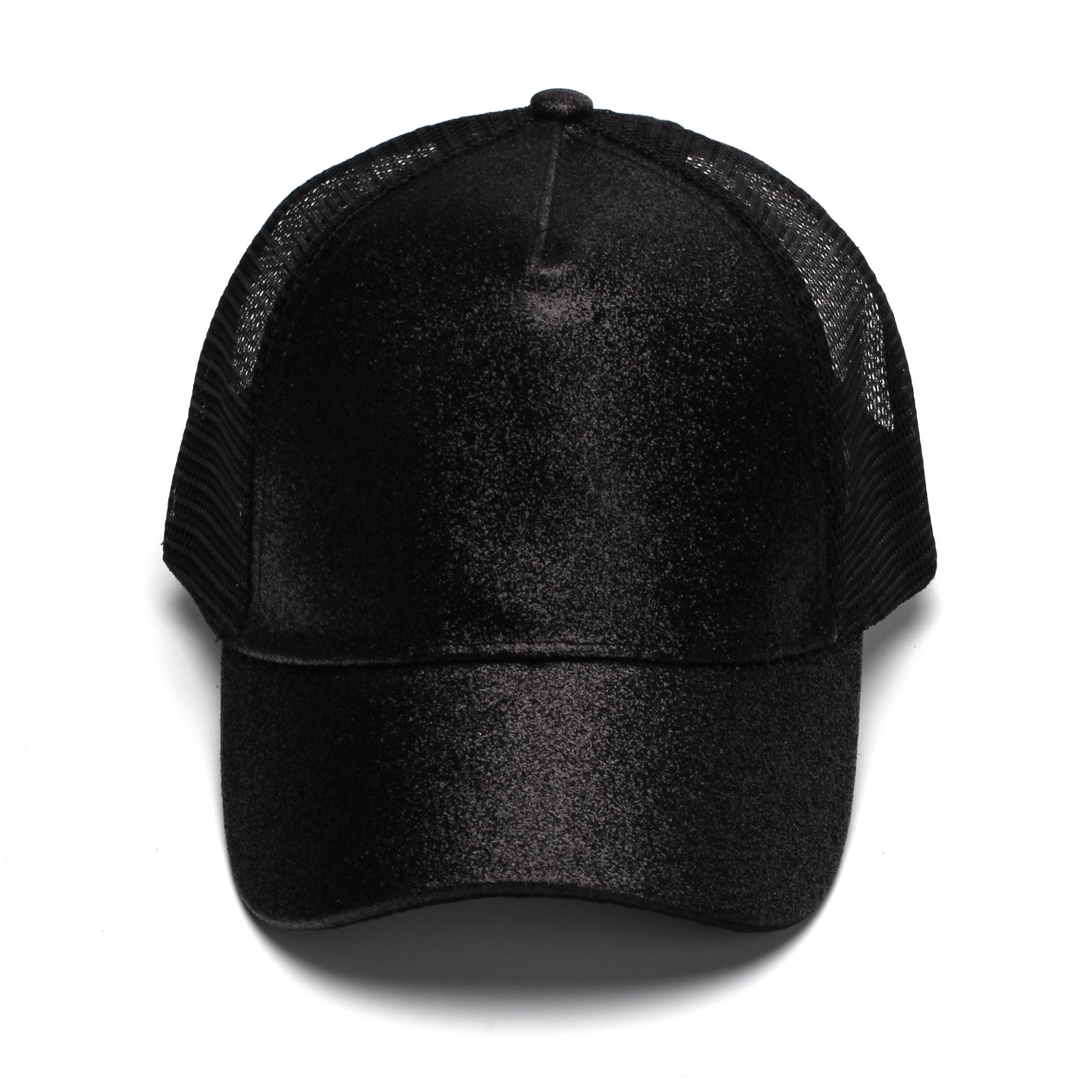 Wholesale Ponytail Cap Glitter Baseball Net Cap Peaked Cap ACC-HT-JingHong003