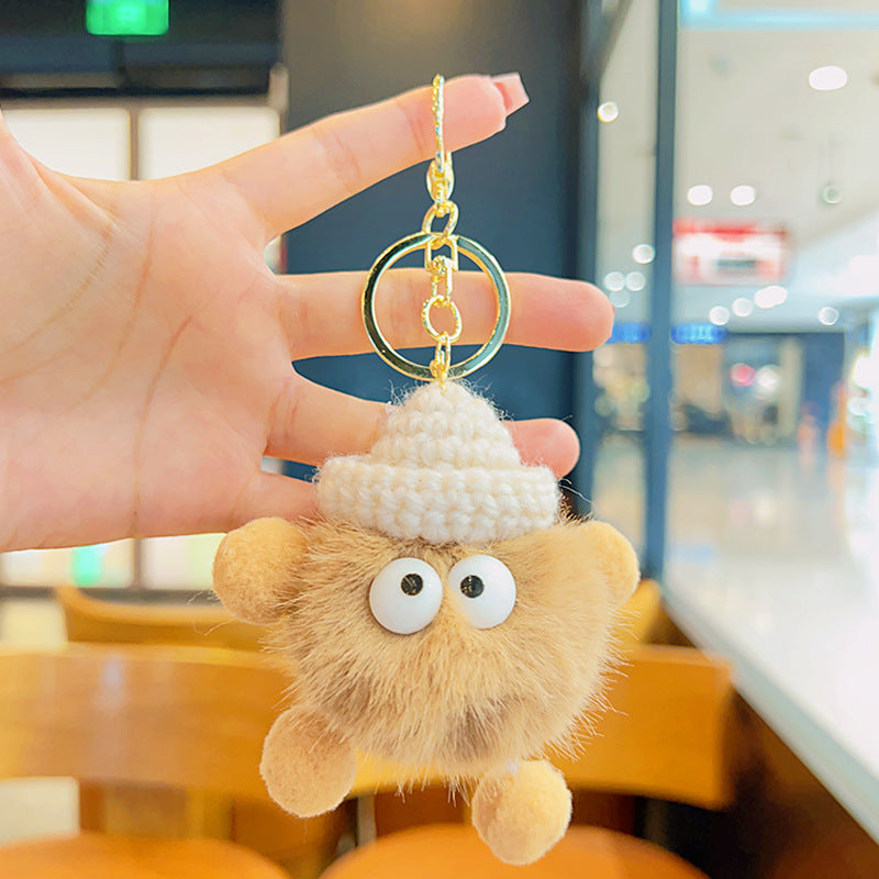 Wholesale Cartoon Fur Ball Plush Cute Keychain ACC-KC-JuCai009
