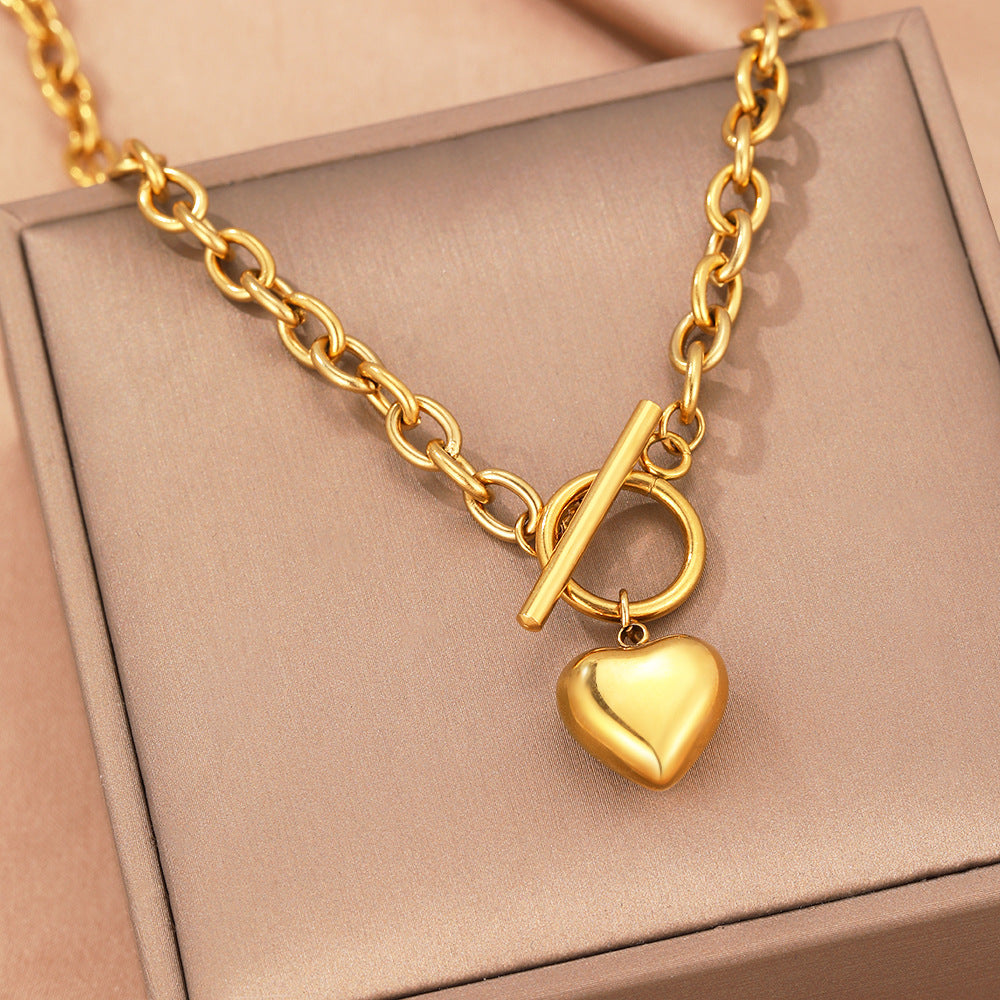 Wholesale love stainless steel necklace