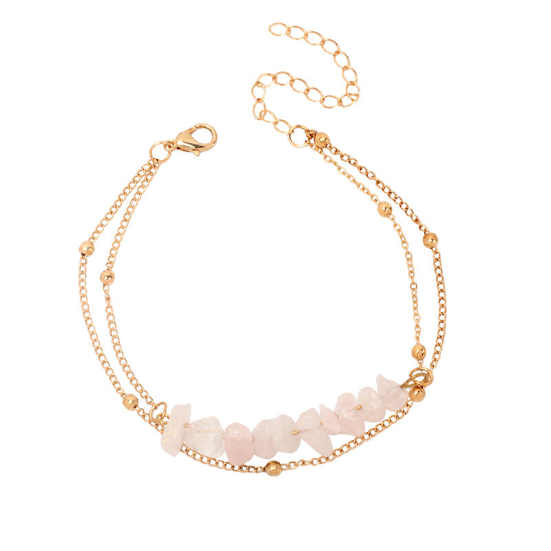 Wholesale Multi-layered Bohemian Crystal Anklets ACC-AS-Yiran001