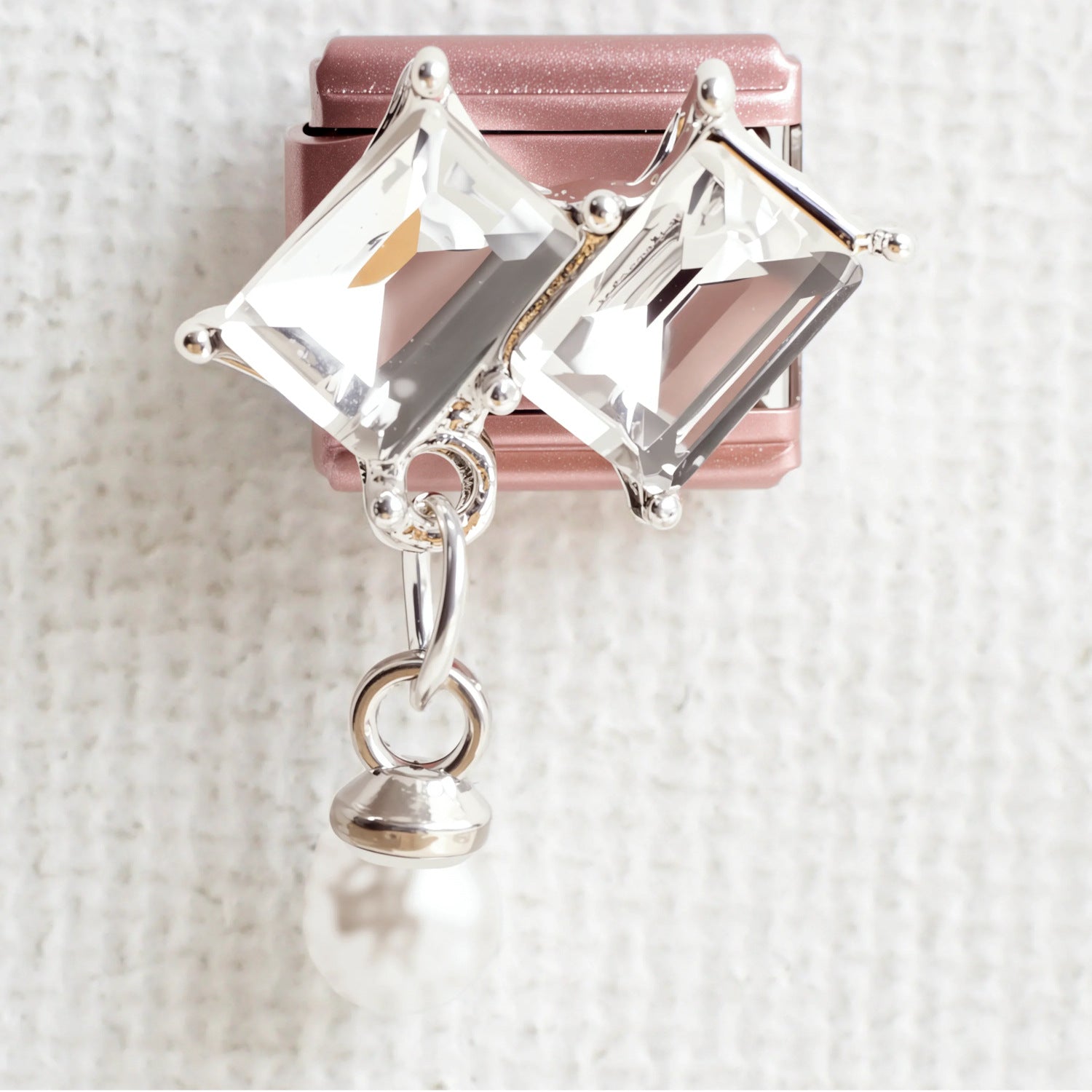 Wholesale 5PCS Pink Butterfly Italian Charm Bracelet Fashion Jewelry Accessory Gift