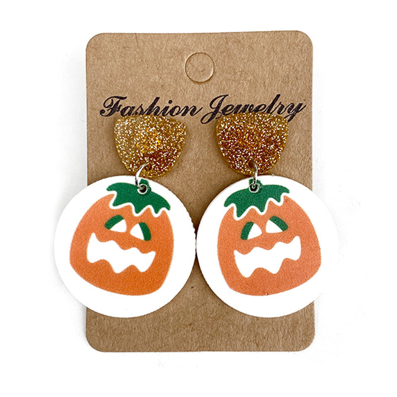 Wholesale Halloween funny cartoon earrings
