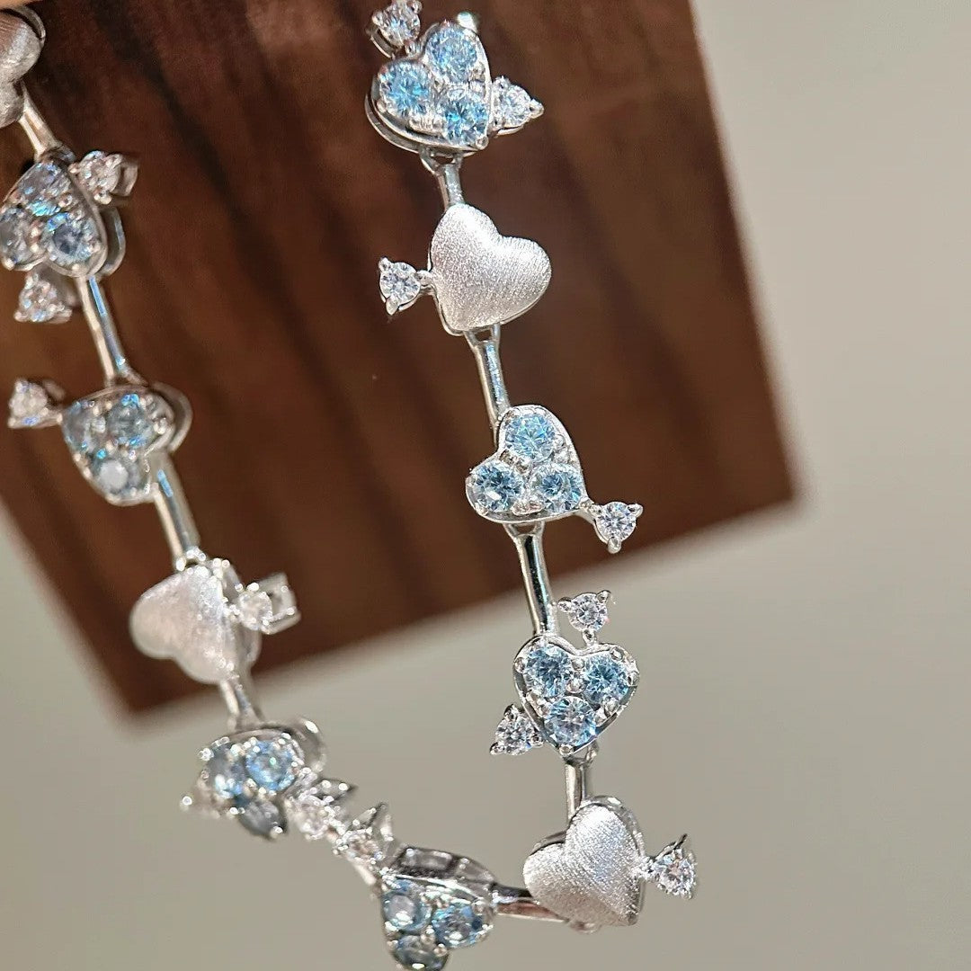 Wholesale Heart Patchwork Bracelet Light Luxury Bracelet