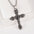 Wholesale Titanium Steel Retro Cross Necklace