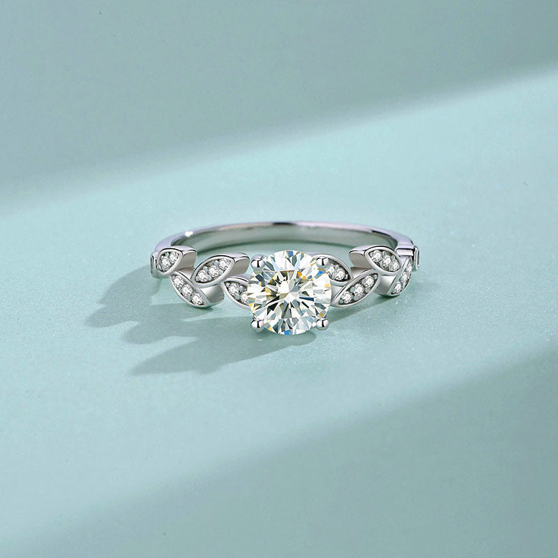 Wholesale S925 Silver Moissanite Ring