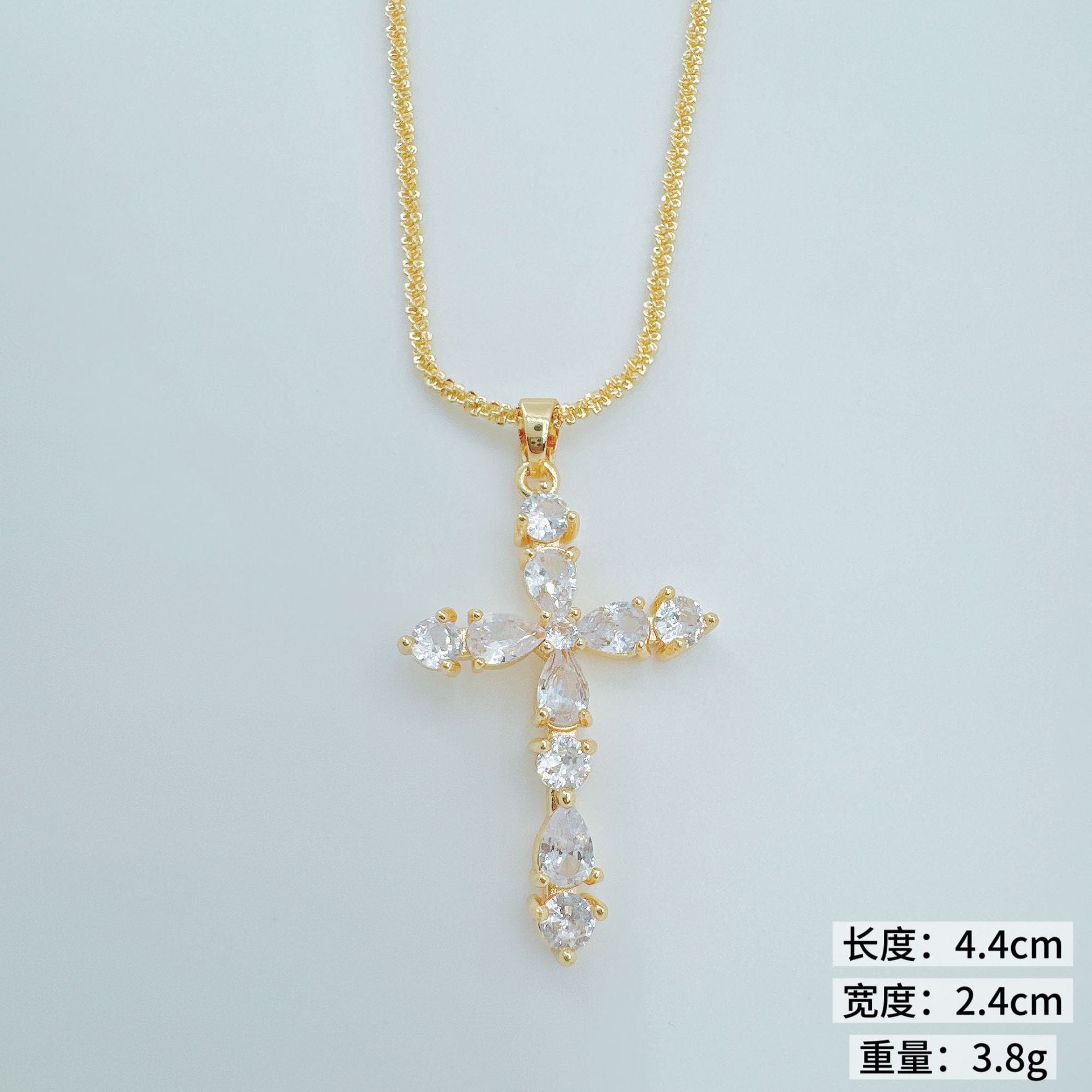 Wholesale European American Style Cross Pendant Necklace