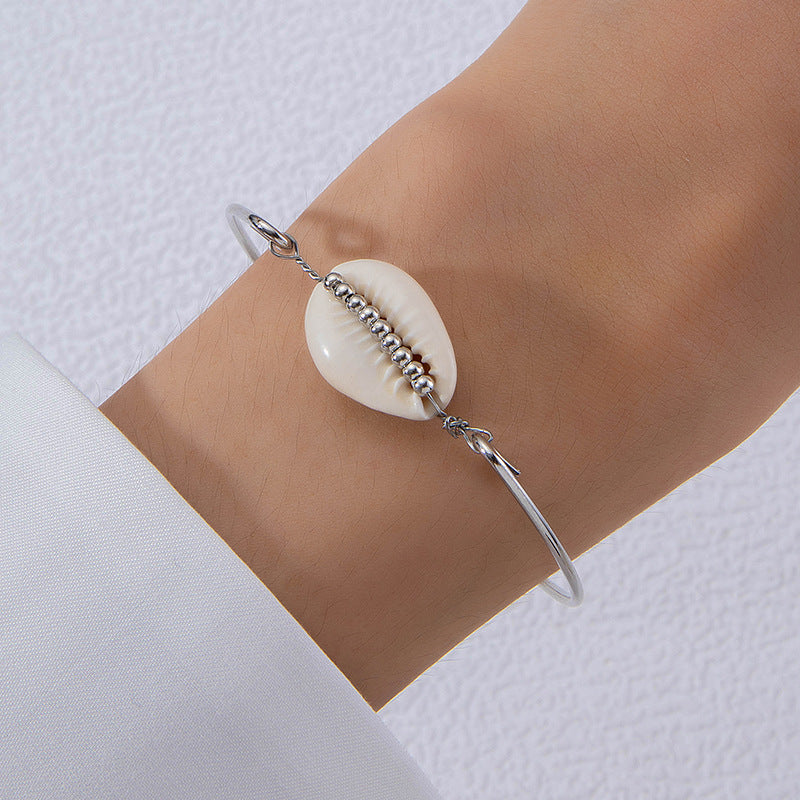 Wholesale Petal Pearl Open Bracelet ACC-BT-YongGe003