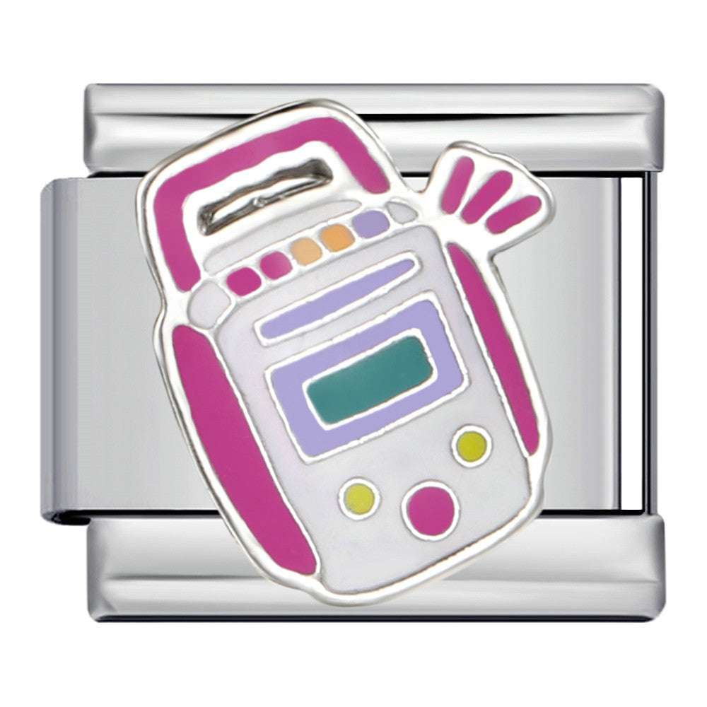 Wholesale Italian Module Bracelet Titanium Steel Welding Oil Dropping DIY Charms