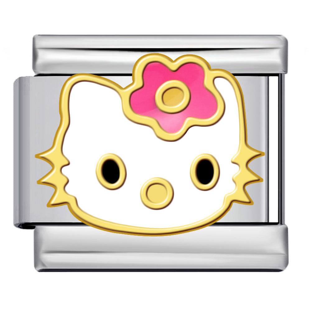 Wholesale 9mm Italian Charm Starter Bracelets DIY square Single Section Creative Stainless Steel Composable Bracelet