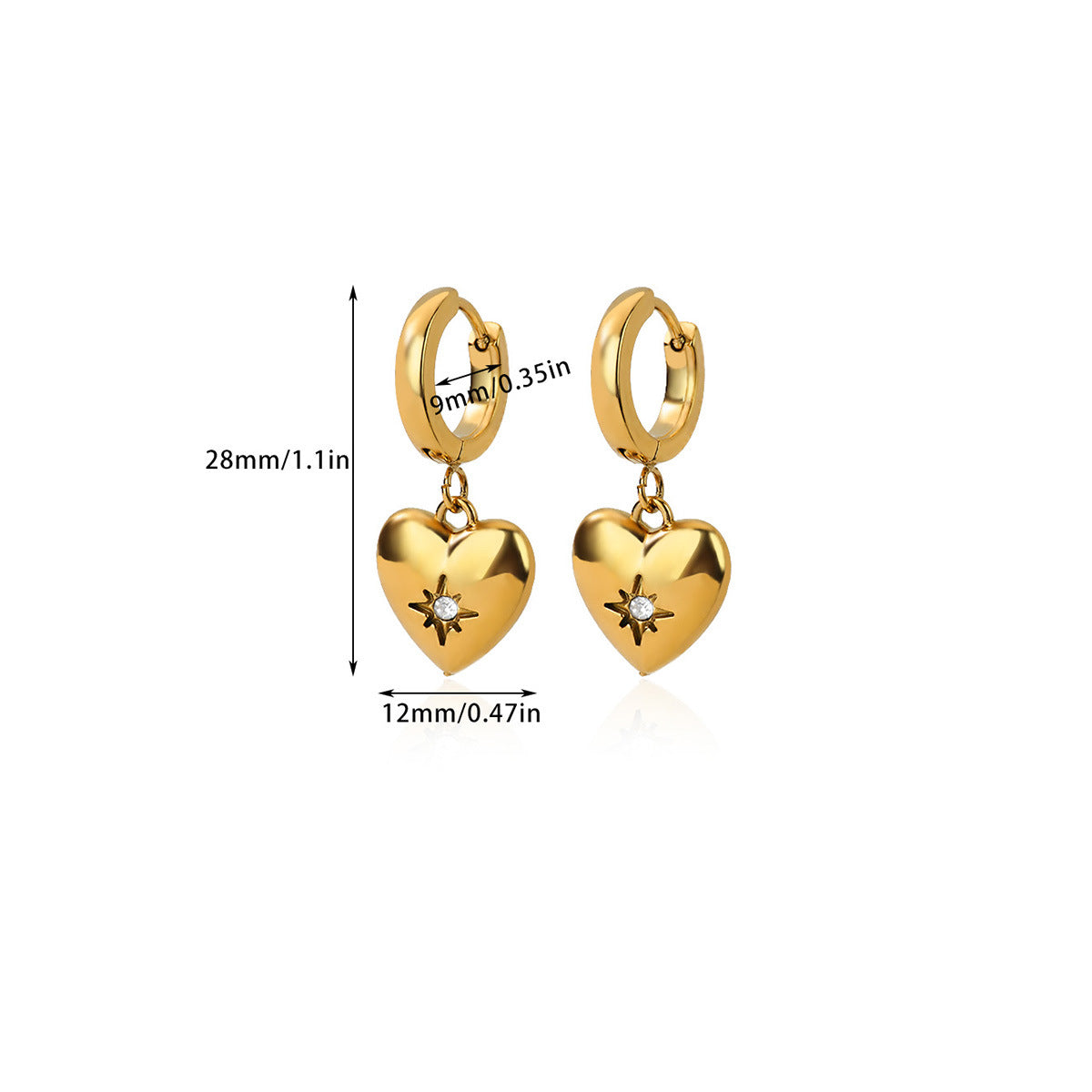 Wholesale Stainless steel bow earrings