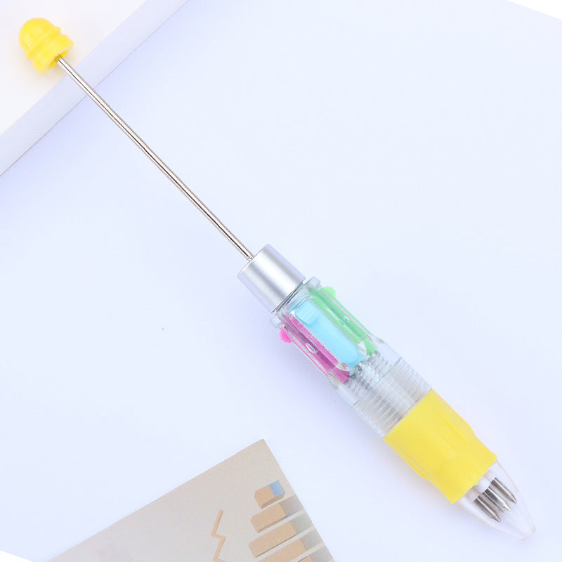 Wholesale Beadable Pens Four-color Refill DIY Beaded Pens ACC-PN-JinBN019