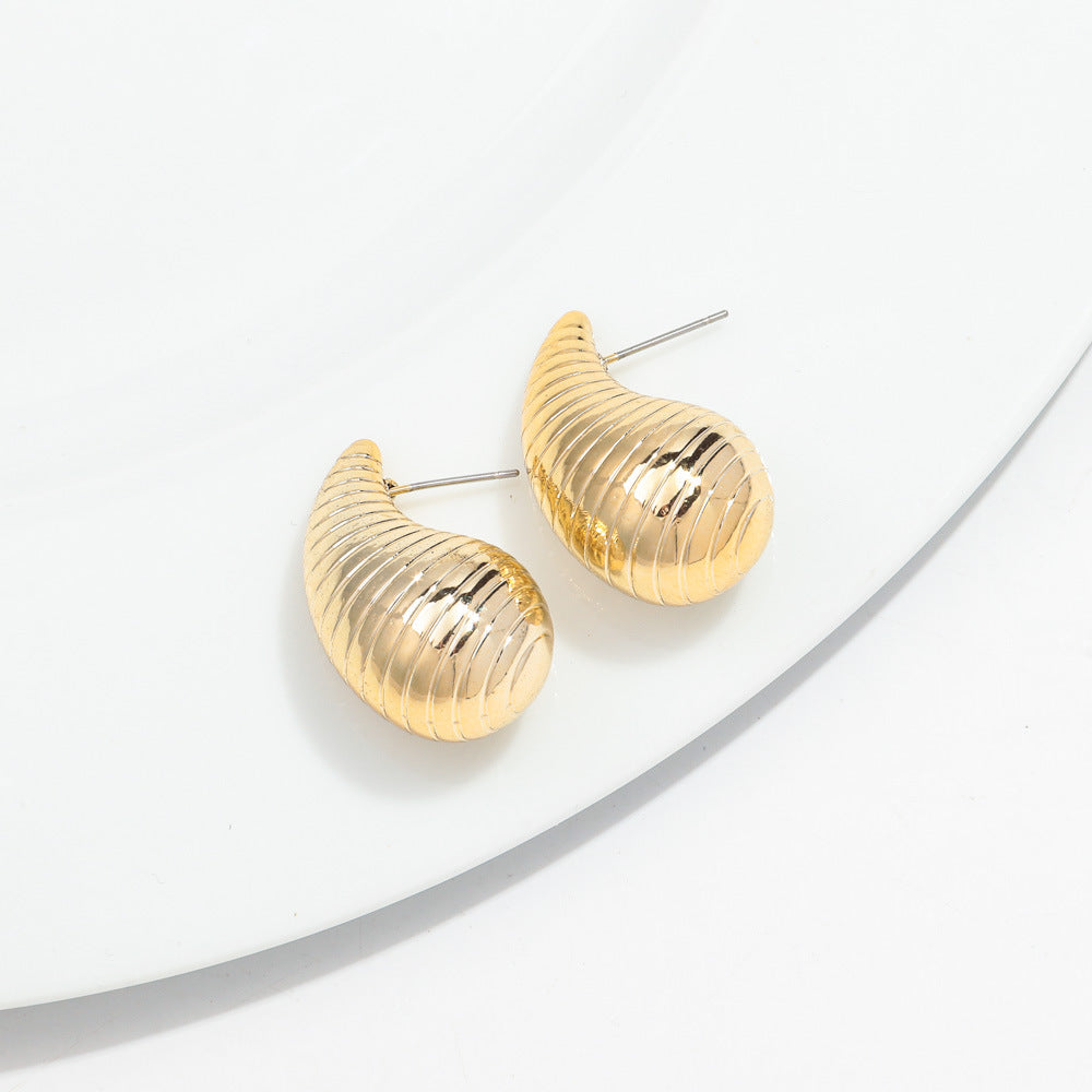 Wholesale Electroplated CCB Diamond Earrings