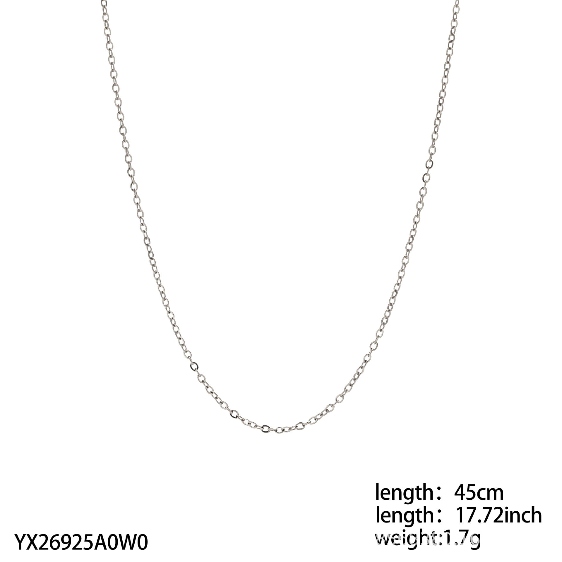 Wholesale stainless steel zircon small pendant