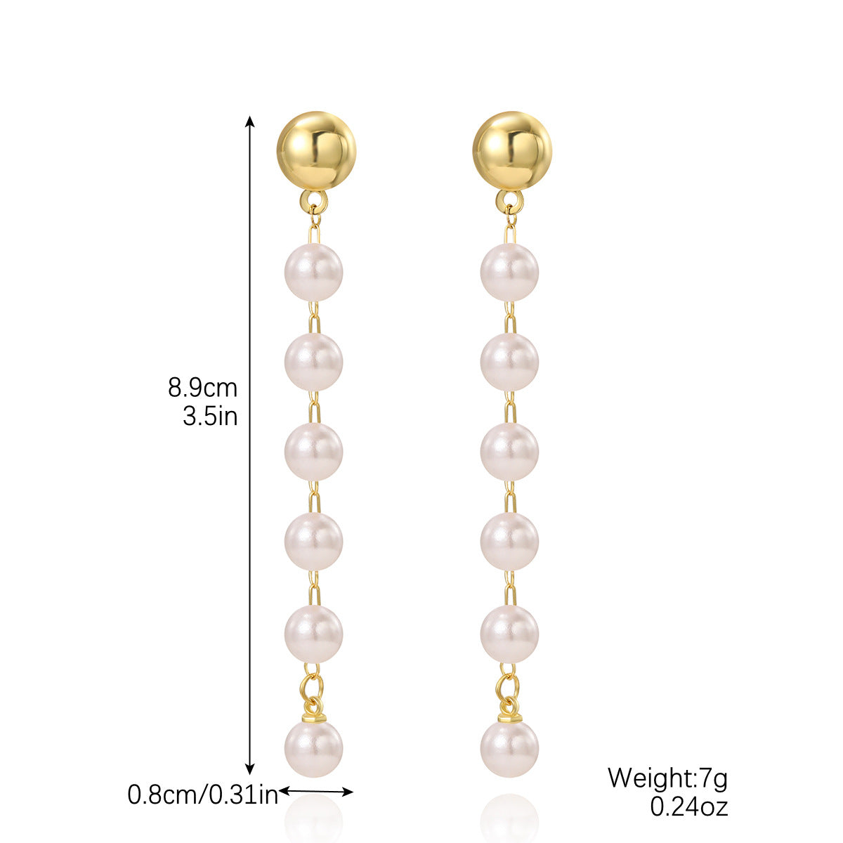 Wholesale Exaggerated Pearl Earrings Statemente Earrings ACC-ES-ManYi005