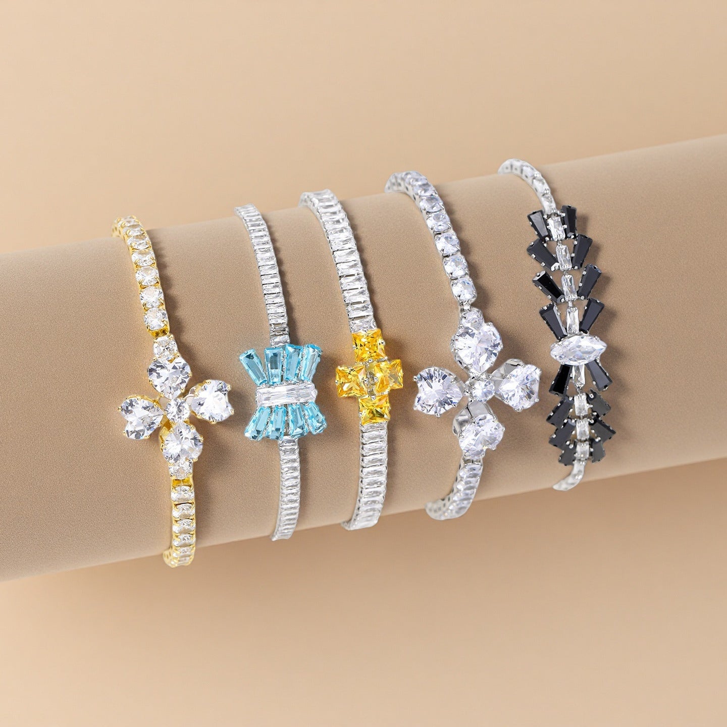 Wholesale Adjustable Bracelet for Women Simple and Luxurious Ladies Ins Diamond Bracelet