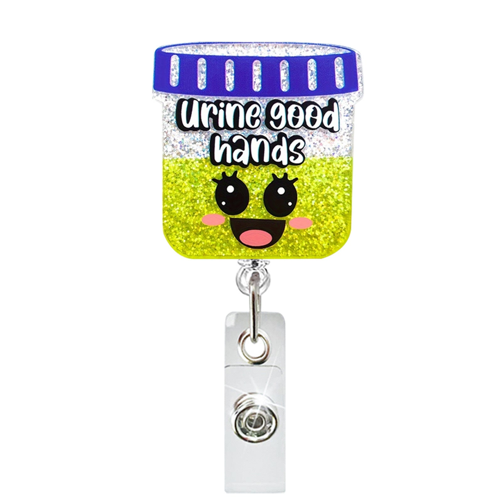 Wholesale Jesus Badge Reel Keychain