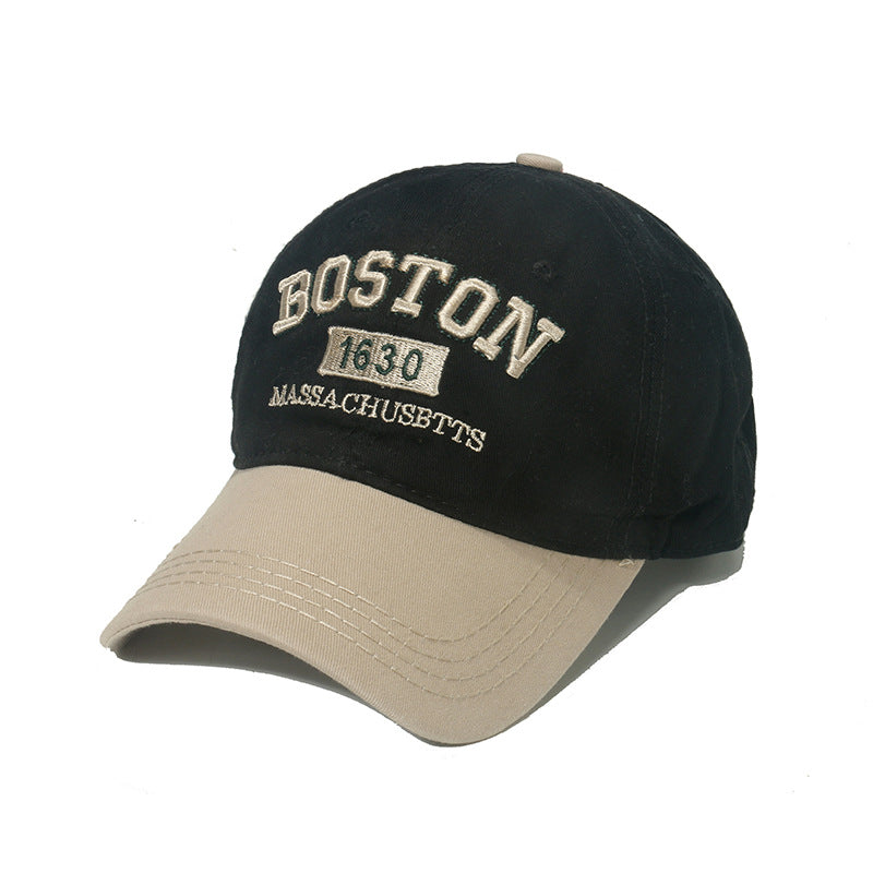 Wholesale Washed baseball cap with embroidered letters