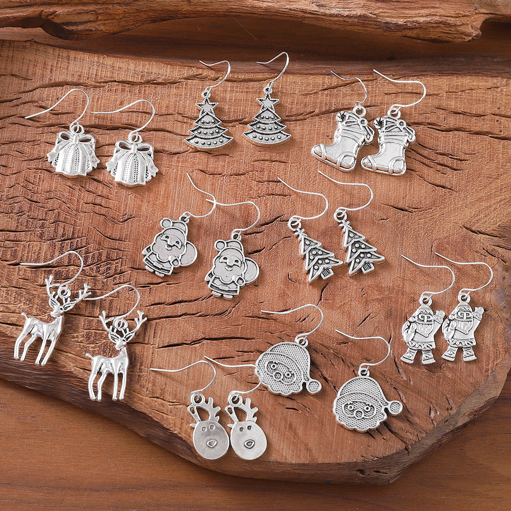 Wholesale Retro  Pendant Earrings For Women With Cute Elk Design Party Wear Fashion Accessory