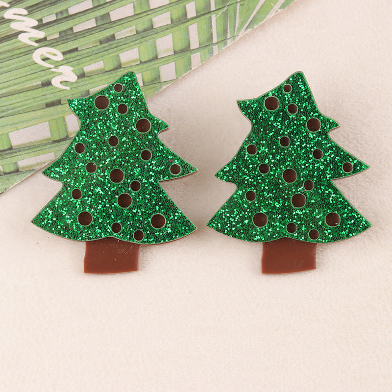Wholesale Cartoon Christmas Series Acrylic Earrings