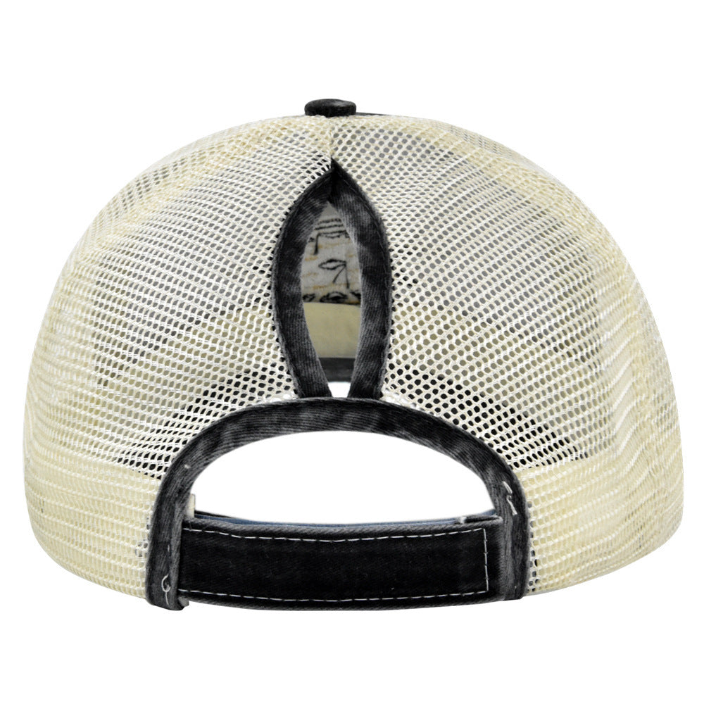 Wholesale Western Style Aztec Embroidered Mesh Baseball Cap Hat ACC-HT-YuXue001