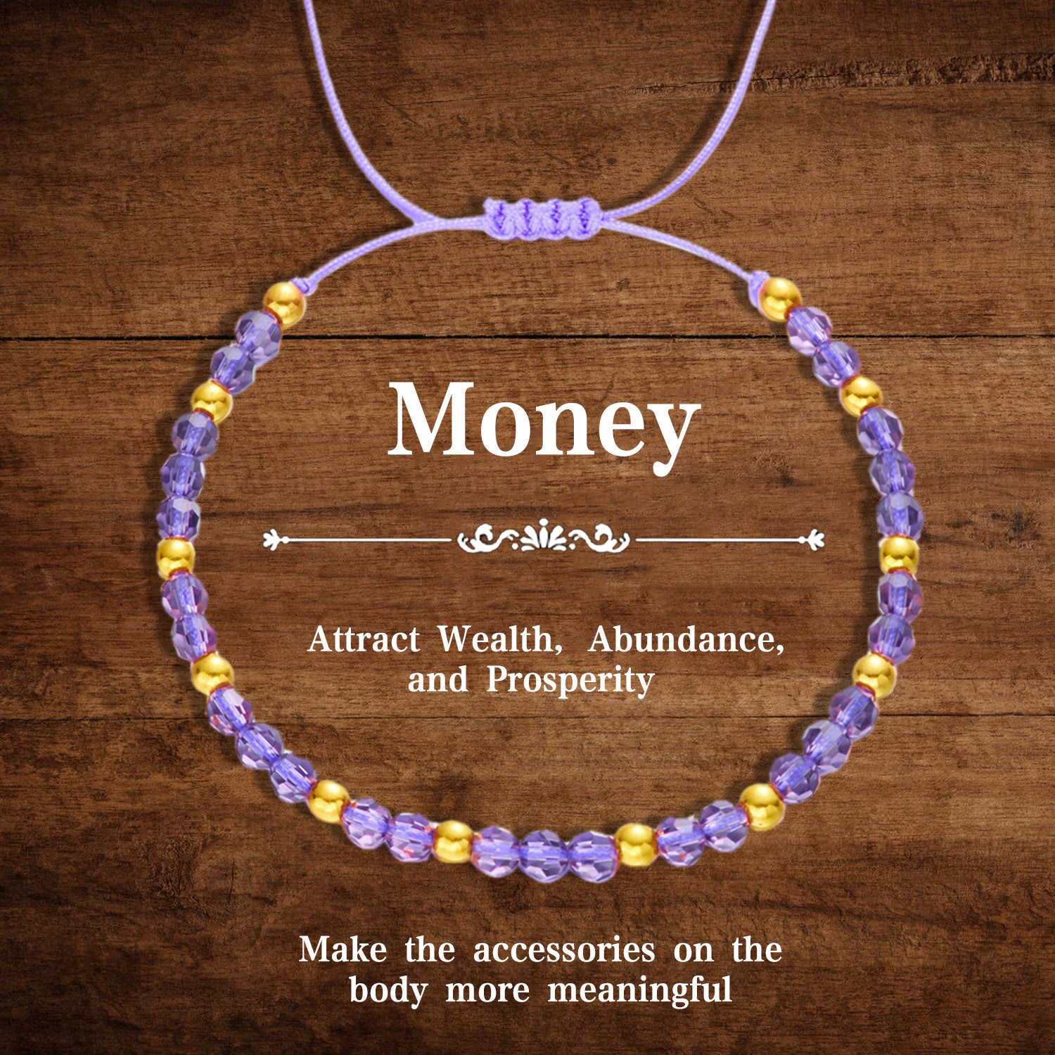 Wholesale  Crystal Bracelet Fashion Joker Friendship Blessing Bracelet