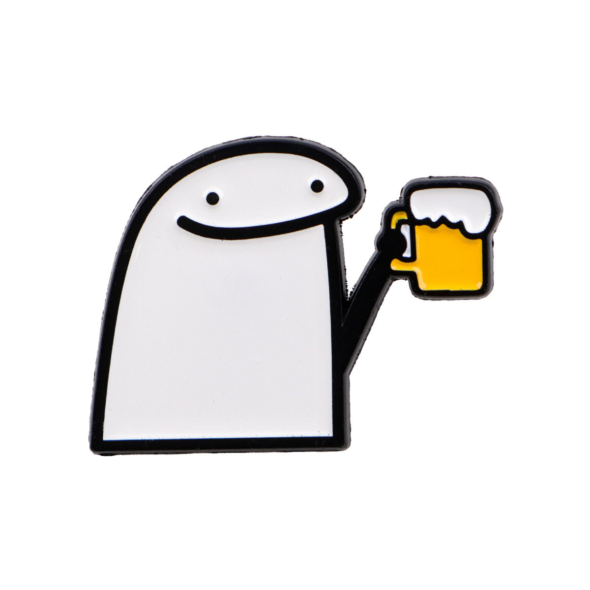 Wholesale 5pcs Simple line drawing cartoon brooch