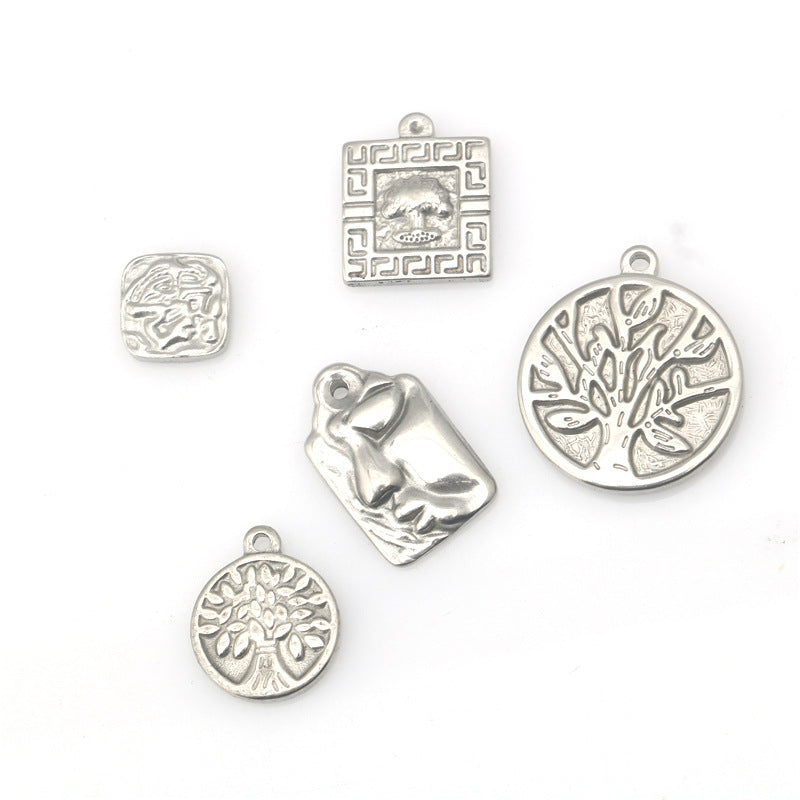 Wholesale stainless steel tree of life pattern pendant