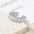 Wholesale  Zircon Full Diamond Rhinestone Middle Finger Index Finger Ring