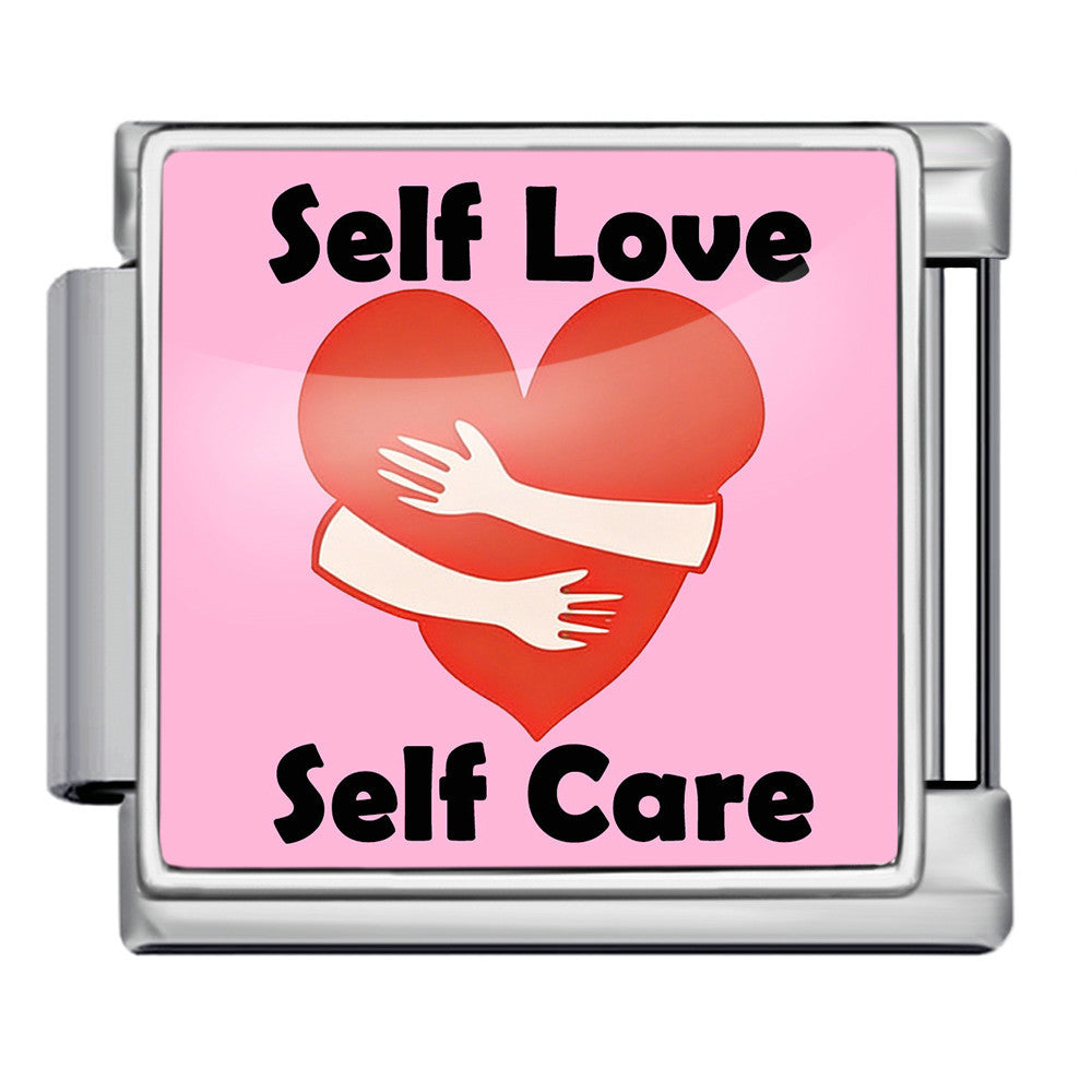 Wholesale Stainless Steel Square Pink Pattern DIY Patchwork Bracelet Fashion Jewelry Gift