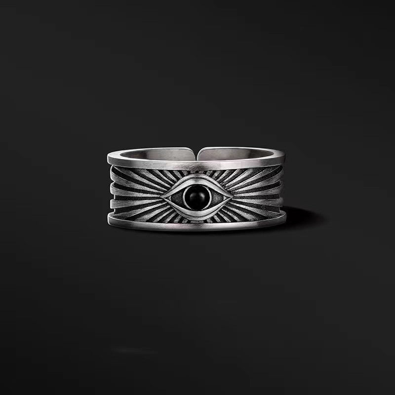 Wholesale God's Eye Men's Ring ACC-RS-YuMei007
