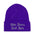 Wholesale Embroidered Gothic Dark Knitted Beanie