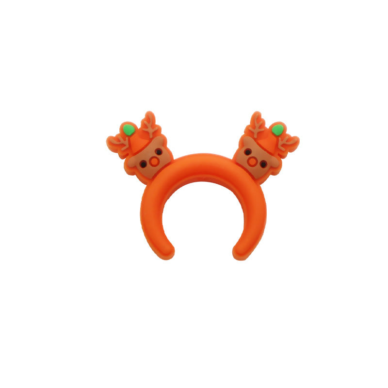 Wholesale 50pcs Christmas Silicone Beads Focal Beads DIY Beading Accessories ACC-BDS-JIaHao012