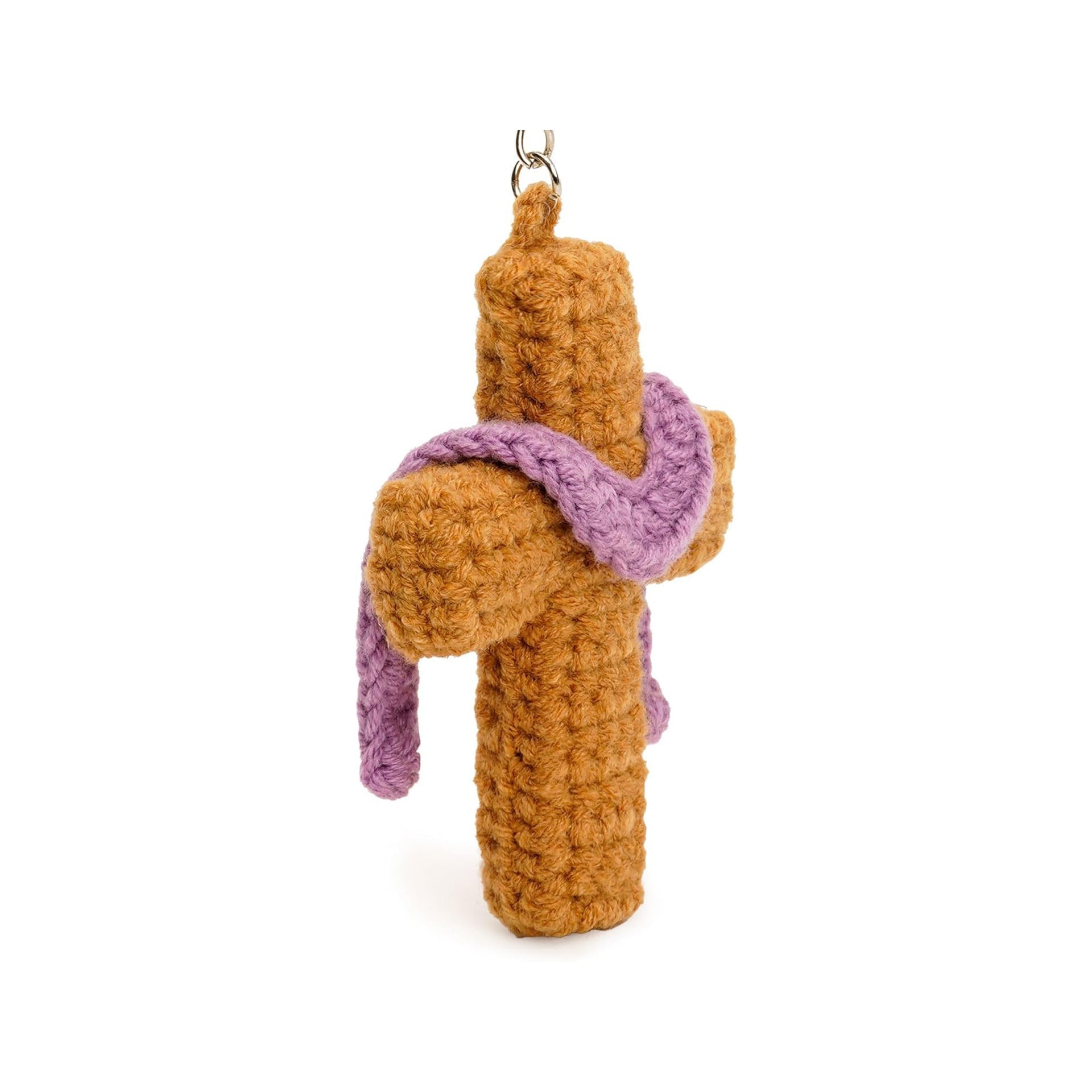 Wholesale Handmade Crochet f Cross Keychain,  Wool Yarn,  Silver Ring,  Fashion Accessory