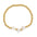 Wholesale  Vacation Style 18K Gold-plated Copper Bead Shell Five-pointed Star Handmade Beaded Wearing Women's Bracelet
