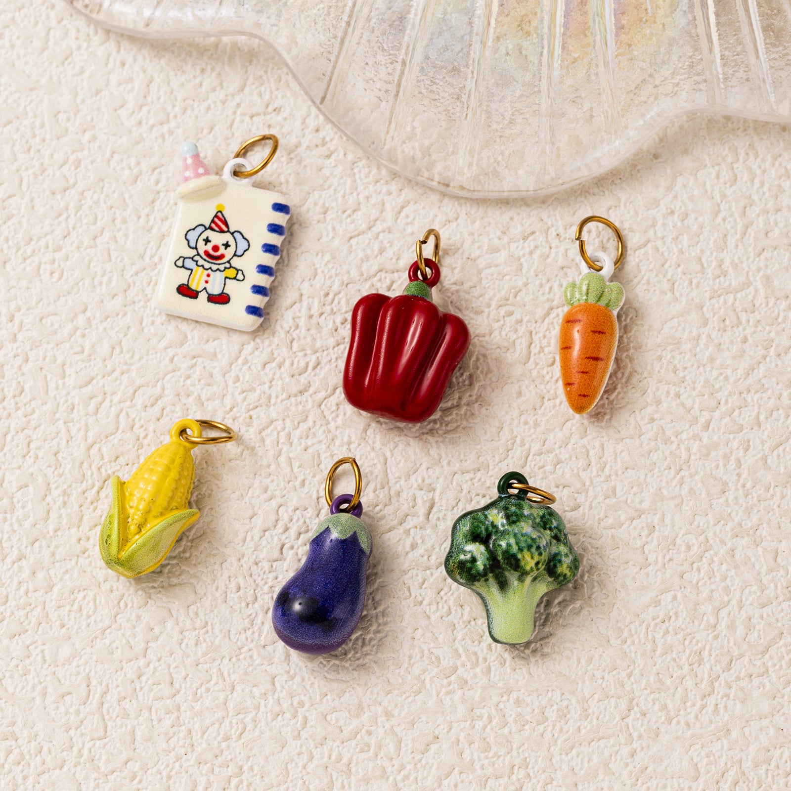 Wholesale Stainless Steel Carrot Pendant Vegetable Series Charm For DIY Jewelry Making Fashion Accessory Chic Boutique Resale