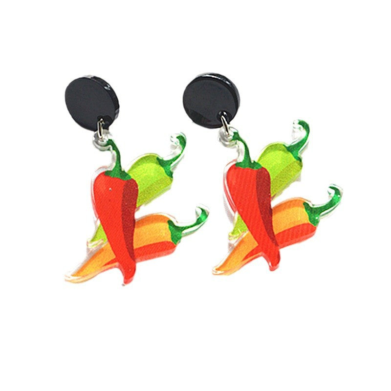 Wholesale Mexican Carnival Earrings  Acrylic Personalized Sweet Earrings for Women